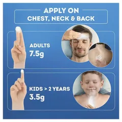 Dầu xoa ngực Vicks VapoRub Úc 50g - Giảm cảm cúm, giúp dễ thở cho người lớn và trẻ em, chất lượng cao từ tinh dầu thiên nhiên