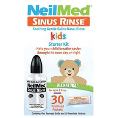Bộ Rửa Mũi NeilMed Dành Cho Bé Kids Starter Kit 30 Gói