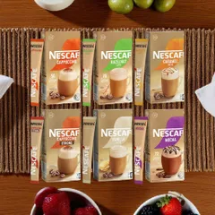 Cà Phê Nescafe Úc Hộp 10 Gói - Bọt Kem Mịn, Vị Đậm Đà, Dễ Pha, Thư Giãn Mỗi Ngày