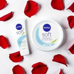 NIVEA Kem Dưỡng Da Toàn Thân Soft Crème 200ml - Dưỡng ẩm, Phục hồi da khô, An toàn cho cả gia đình, Chất dinh dưỡng thiên nhiên