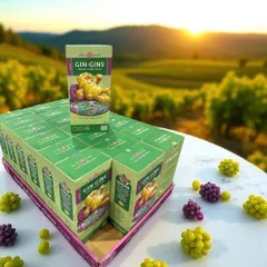 Hộp kẹo gừng Gin Gins 500g vị truyền thống thơm ngon dễ dùng