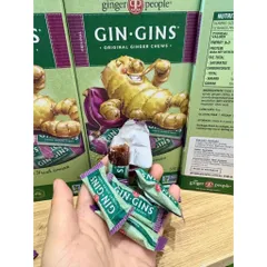 Hộp kẹo gừng Gin Gins 500g vị truyền thống thơm ngon dễ dùng