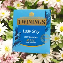 Trà Twinings Lady Grey 100 Gói - Hương Vị Tươi Mới Từ Trà Đen Với Vỏ Cam Và Chanh - Thư Giãn Mỗi Ngày