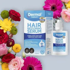 Serum kích thích mọc tóc Dermal Therapy Hair Restoring 50ml, phục hồi tóc yếu, ngăn rụng tóc hiệu quả