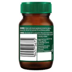 Viên uống sắt hữu cơ Thompson’s Organic Iron 30 viên - Bổ sung sắt hiệu quả, Hỗ trợ phòng ngừa thiếu máu, Không gây táo bón