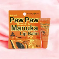 Son Dưỡng Môi Từ Paw Paw Rosehip & Mật Ong Manuka – Healthy Care Lip Balm 10g Giúp Môi Luôn Căng Mịn