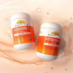 Viên ngậm Vitamin C 300 viên bổ sung vitamin mỗi ngày, ngăn ngừa cảm cúm