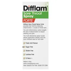 Xịt Họng Difflam Forte Úc 30ml - Giải Pháp Chăm Sóc Vùng Họng Tiện Lợi, Sạch Sẽ, Thơm Mát Hàng Ngày