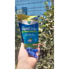 kẹo ngậm giảm đau họng, nghẹt mũi Vick vapodrop bill úc