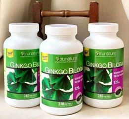 Viên Uống Bổ Não Ginkgo Biloba Mỹ 340 Viên - Tăng Cường Trí Nhớ, Hỗ Trợ Tinh Thần Sảng Khoái, Thực Phẩm Chức Năng Sức Khỏe