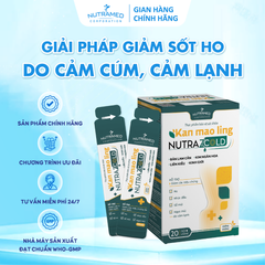 Gói Uống Kan Mao Ling - Hỗ Trợ Cảm Cúm, Cảm Lạnh Từ Thiên Nhiên (20 Gói x 10ml) - Nutramed