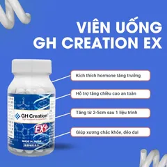 Viên Uống Tăng Chiều Cao Cho Bé GH Creation Nhật Bản - Hỗ Trợ Phát Triển Xương, Canxi Tăng Chiều Cao - 270 Viên