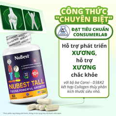 Combo 3 tặng 1 - Thực Phẩm Bảo Vệ Sức Khỏe NuBest Tall 10+