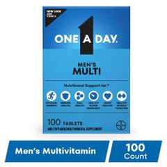 One A Day Men's Multi - Vitamin Tổng Hợp Hỗ Trợ Sức Khỏe và Năng Lượng Cho Nam Giới - 200 Viên