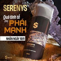 Bộ 2 Dung dịch vệ sinh nam Serenys Optimus 120ml - Sạch sẽ, thoáng mát, hương thơm nhẹ nhàng, giúp tự tin suốt cả ngày.