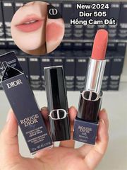 Son Dior 505 Velvet 3.5g - Màu Chuẩn Dưỡng Môi, Chất Son Mềm Mại, Sang Trọng Thời Thượng, Quà Tặng Độc Đáo