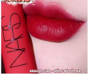 Son NARS #Dragon Girl Air Matte Fondant - Son Môi Đỏ Rực Giữ Ẩm, Lý Tưởng Cho Các Tín Đồ Làm Đẹp