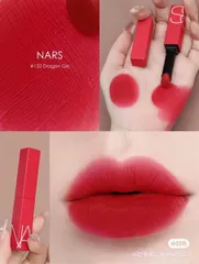 Son NARS 132 Lipstick Dragon Girl - Son Môi Đỏ Tươi, Dưỡng Ẩm Mềm Mại, Phong Cách Thời Trang, Trang Điểm Chuyên Nghiệp