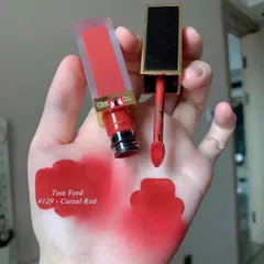 Son Kem Tom Ford 129 Liquid Lip Luxe Matte - Màu Lì Dưỡng Môi Mềm, Son Trang Điểm Cao Cấp, Quà Tặng Thời Thượng