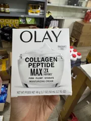 Kem Dưỡng Olay Regenerist Collagen Peptide 24 Max Hydrating 48g - Tăng Cường Độ Đàn Hồi và Giúp Da Căng Bóng Mịn Màng