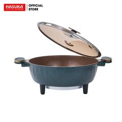 Nồi Lẩu Điện Đa Năng HASUKA HSK-356L 1500W - Dung Tích 6L, Chức Năng Nấu Lẩu, Chiên, Xào, Hấp, An Toàn và Tiện Lợi