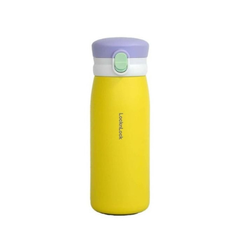 Bình Giữ Nhiệt LocknLock Cho Bé LHC3268YEL 270ml - Thiết Kế Thon Gọn, Giữ Nóng 5 Giờ, Giữ Lạnh 12 Giờ - Hàng Chính Hãng