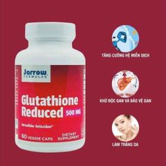 Viên uống trắng da giảm nám Glutathione Reduced 500mg 60 viên – sáng da