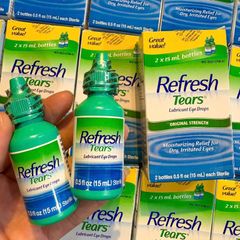 Nước Nhỏ Mắt Nhân Tạo Refresh Plus 15ml – Dưỡng Ẩm & Bảo Vệ Mắt, Giải Quyết Khô Mỏi Do Máy Tính & Môi Trường Ô Nhiễm
