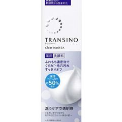 Sữa Rửa Mặt Transino Clear Wash EX - Chăm Sóc Da Sáng Mịn, Nguyên Liệu Tự Nhiên, Dành Cho Da Nhờn, Hỗ Trợ Kháng Viêm