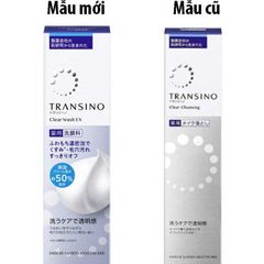 Sữa Rửa Mặt Transino Clear Wash EX - Chăm Sóc Da Sáng Mịn, Nguyên Liệu Tự Nhiên, Dành Cho Da Nhờn, Hỗ Trợ Kháng Viêm