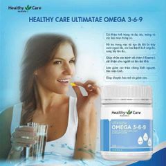 Healthy Care Ultimate Omega 369 - 200 Viên Hỗ Trợ Sức Khỏe Tim Mạch, Omega 3, 6, 9 Từ Thiên Nhiên, Thực Phẩm Chức Năng Chất Lượng