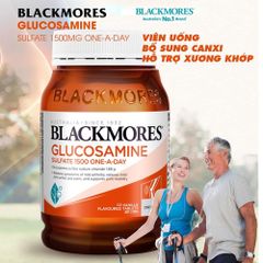 Viên uống Blackmores Glucosamine 1500mg - Hỗ trợ sức khỏe xương khớp, 150 viên tái tạo sụn, giảm đau nhức, cải thiện vận động