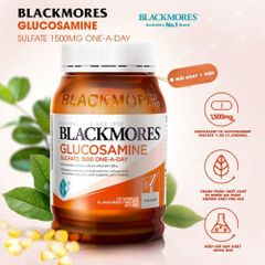 Viên uống Blackmores Glucosamine 1500mg - Hỗ trợ sức khỏe xương khớp, 150 viên tái tạo sụn, giảm đau nhức, cải thiện vận động