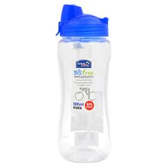 Bình Nước Nhựa Thể Thao Lock&Lock ABF710T 500ML - Thiết Kế Tiện Dụng Cho Người Năng Động, Có Ống Hút, Dễ Dàng Sử Dụng