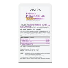 Dầu Hoa Anh Thảo 1000mg Kết Hợp Vitamin E - 45 Viên Hỗ Trợ Làm Đẹp Da & Cân Bằng Nội Tiết Tố Nữ Giới