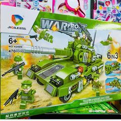 Đồ Chơi Lắp Ráp Mô Hình Xe Tăng JIQILE 42009 - Lego Chất Lượng Cao, Trải Nghiệm Sáng Tạo Thú Vị Cho Trẻ Em và Người Lớn