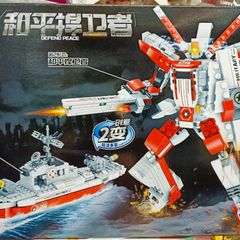 Đồ Chơi Lắp Ráp Robot Biến Hình - Bộ 3 Mô Hình Xe Ô Tô, Tàu Chiến, Tàu Thủy - Khuyến Khích Sáng Tạo Cho Trẻ Em