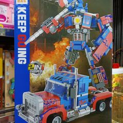 Đồ Chơi Lắp Ráp 2in1 Robot Biến Hình Thành Xe Ô Tô - Chất Liệu An Toàn, Khám Phá Tư Duy Sáng Tạo Cho Trẻ Em