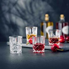 Bộ Ly Pha Lê Nachtmann Noblesse 55ml - Cao Cấp Sang Trọng, Chất Liệu Không Chì, Thiết Kế Cắt Kim Cương, Dùng Cho Whisky, Tequila, Cocktail