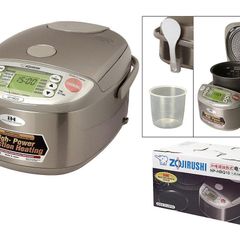 Nồi Cơm Điện Tử Cao Tần Zojirushi NP-HBQ10-XA 1.0L Nhật Bản - Thiết Kế Nhỏ Gọn, Công Nghệ IH, Bảo Hành 3 Năm