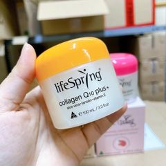Kem Dưỡng Da Lifespring Collagen Q10 Plus 100ml - Ngăn Lão Hóa, Dưỡng Da Từ Nhau Thai Cừu, Mỹ Phẩm Chất Lượng