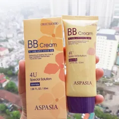 Kem Nền Aspasia BB Cream Wrinkle - Che Khuyết Điểm Tự Nhiên, Giảm Nhăn và Dưỡng Ẩm Da - Mỹ Phẩm Hàn Quốc Chất Lượng 30ml