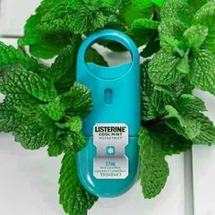 Xịt thơm miệng Listerine Pocketmist Cool Mint 7.7ml x2 - Giải pháp nhanh chóng cho hơi thở thơm mát mọi lúc mọi nơi