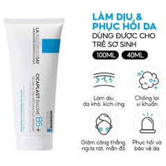 (Chính hãng) Kem Dưỡng Làm Dịu Da La Roche-Posay Cicaplast B5+ Baume 100ml - Phục Hồi, Cấp Ẩm, Giảm Kích Ứng cho Da Nhạy Cảm nhập khẩu