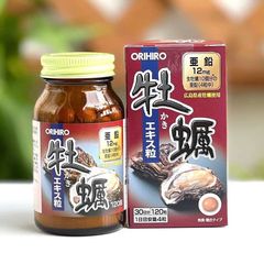 Tinh Chất Hàu Biển Orihiro Nhật Bản - 120 Viên, Hỗ Trợ Sức Khỏe Nam Giới, Tăng Cường Thể Lực, Giàu Kẽm và Vitamin B