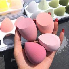 Set 4 Bông Mút Trang Điểm Giọt Nước – Tán Nền Mịn, Ăn Nền Tự Nhiên Cho Tất Cả Loại Da