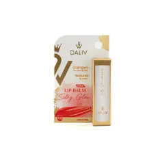 Son Dưỡng Môi Daliv Silky Glow 4,5g - Dưỡng Ẩm Mềm Mại Màu Cam/Hồng, Chứa Dầu Argan & Jojoba, Giảm Khô Nứt Nẻ Môi