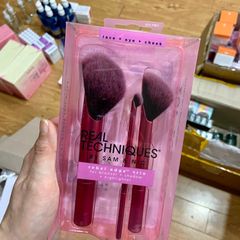 Bộ Cọ Trang Điểm Real Techniques Rebel Edge Trio 3 Cây - Tán Nền & Tạo Khối Hoàn Hảo Cho Trang Điểm Tự Nhiên
