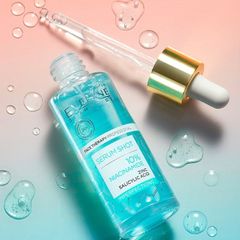 Tinh Chất Dưỡng Da Eveline Serum Shot 30ML - Ngừa Mụn, Se Khít Lỗ Chân Lông Niacinamide Cho Da Dầu, Hỗn Hợp, Mụn