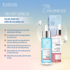 Tinh Chất Dưỡng Da Eveline Serum Shot 30ML - Ngừa Mụn, Se Khít Lỗ Chân Lông Niacinamide Cho Da Dầu, Hỗn Hợp, Mụn